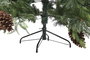 DKD Home Decor Árbol de PVC LED Verde con 1563 Ramas y Luz Cálida