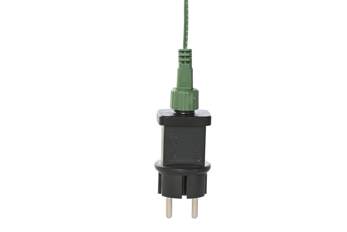 DKD Home Decor Árbol de PVC LED Verde con 1563 Ramas y Luz Cálida