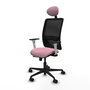 PIQUERAS Y CRESPO Silla de oficina Zulema Rosa y Negro