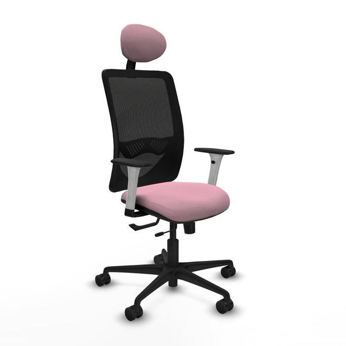 PIQUERAS Y CRESPO Silla de oficina Zulema Rosa y Negro PIQUERAS Y CRESPO Silla de oficina Zulema Rosa y Negro