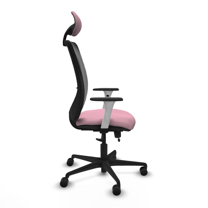 PIQUERAS Y CRESPO Silla de oficina Zulema Rosa y Negro PIQUERAS Y CRESPO Silla de oficina Zulema Rosa y Negro