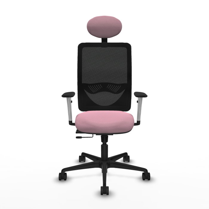 PIQUERAS Y CRESPO Silla de oficina Zulema Rosa y Negro PIQUERAS Y CRESPO Silla de oficina Zulema Rosa y Negro
