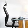 PIQUERAS Y CRESPO Silla de oficina Jorquera con Mecanismo Sincro/Traslack Blanca