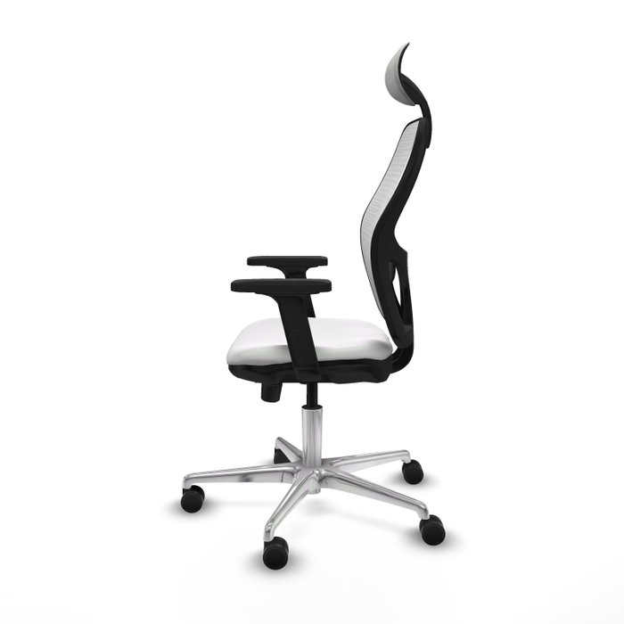 PIQUERAS Y CRESPO Silla de oficina Jorquera con Mecanismo Sincro/Traslack Blanca