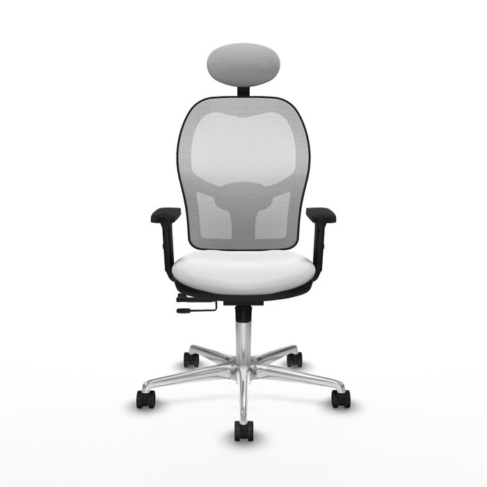 PIQUERAS Y CRESPO Silla de oficina Jorquera con Mecanismo Sincro/Traslack Blanca