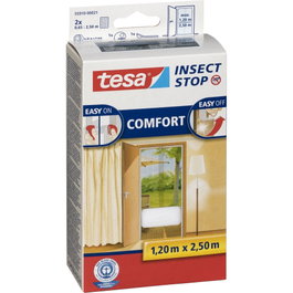Tesa Malla mosquitera para puertas 2 unidades 0,65x2,20m blanco 55389