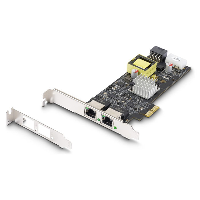 StarTech.com Tarjeta de red de 2 puertos 2.5Gbps PoE Intel I225-V PR22GIP-NETWORK-CARD