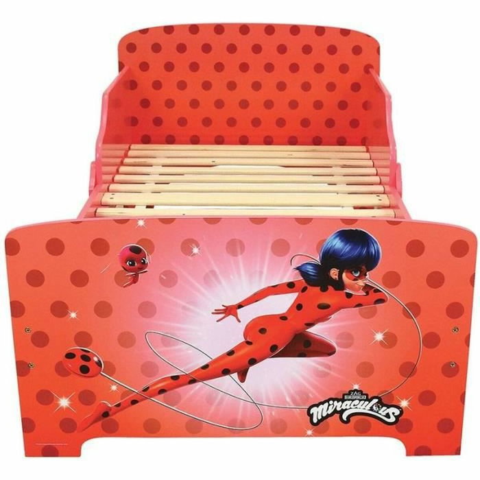 Fun House Cama Miraculous Ladybug con Lattes Box Spring 140x70 cm