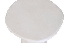 DKD Home Decor Mesita Auxiliar Scandi, 39 cm Alto x 48 cm Ancho x 47 cm Fondo, de Madera, Desmontable