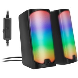 Speedlink TONOS RGB Gaming Stereo Speaker, Negro