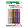 Alpino Pegamento con Purpurina Crea+ Glitter Glue, 6 Colores Surtidos