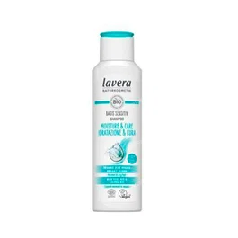 LAVERA Basis Sensitiv Champú Hidrata-Cuida 250 ml - Champú para cabello normal y seco, delicado e hidratante - Pack 100% reciclado, vegano y certificado Ecocert Cosmos Organic