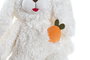 DKD Home Decor Peluche Conejo Blanco Marron Poliester 24 x 28 x 25 cm