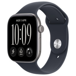 Apple Watch Series 12 GPS + Cellular 46mm Aluminio Space Grey con Sport Band Navy Blue M/L
