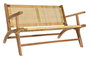 DKD Home Decor Banco Marron Natural 120 x 76 x 68 cm