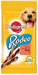 Pedigree Rodeo Snacks para Perro Sabor Buey 7 Tiras, 12x122 g