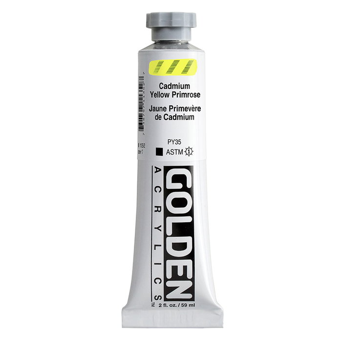 Golden Heavy Body Acrílico Amarillo Cadmio Prímulo 59 ml Golden Heavy Body Acrílico Amarillo Cadmio Prímulo 59 ml