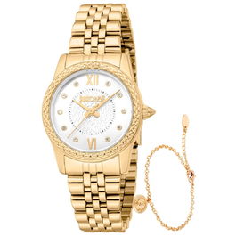 Reloj Mujer Just Cavalli ANIMALIER SPECIAL PACK + BRACELET Dorado (Ø 30 mm)