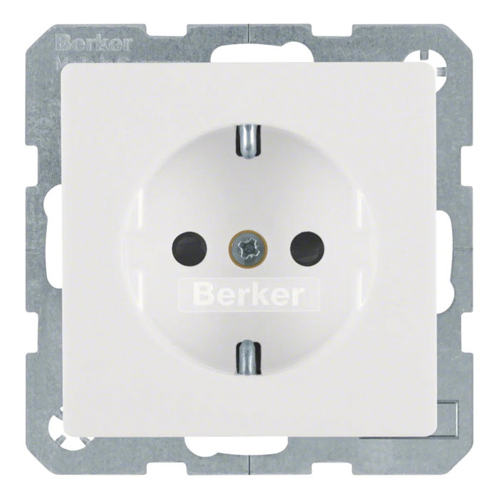 Berker Q.1 Toma de corriente Schuko, Blanco, 10 unidades Berker Q.1 Toma de corriente Schuko, Blanco, 10 unidades
