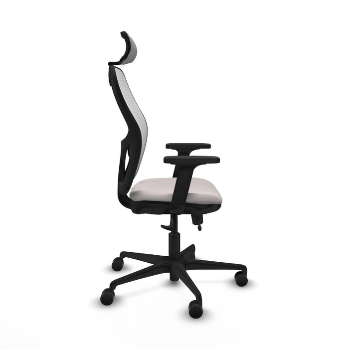 PIQUERAS Y CRESPO Silla de oficina Jorquera con mecanismo Sincro/Traslack en Blanco