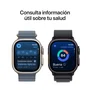 Apple watch ultra 3 gps cellular 49mm caja de titanio natural correa loop trail azul azul brillante m l