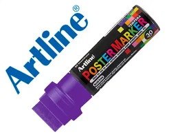 Artline EPP-30 Rotulador Poster Marker Punta Rectangular 30 mm Color Violeta