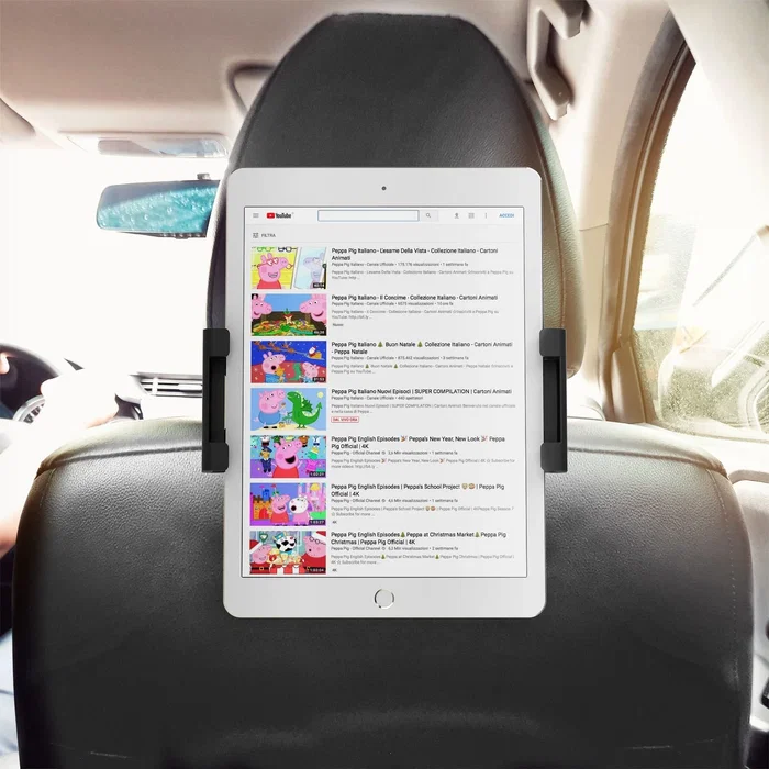 Celly MOUNTBACKTABBK Soporte pasivo para Tablets y UMPC en Coche, Ajustable 10.5-15 cm, Negro
