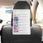 Celly MOUNTBACKTABBK Soporte pasivo para Tablets y UMPC en Coche, Ajustable 10.5-15 cm, Negro