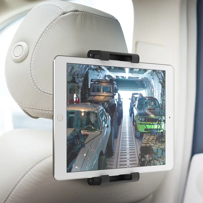 Celly MOUNTBACKTABBK Soporte pasivo para Tablets y UMPC en Coche, Ajustable 10.5-15 cm, Negro