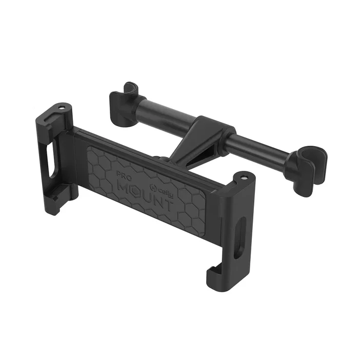 Celly MOUNTBACKTABBK Soporte pasivo para Tablets y UMPC en Coche, Ajustable 10.5-15 cm, Negro