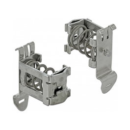 DeLOCK 66441 Abrazadera de blindaje para carril DIN, 4 - 13,5 mm