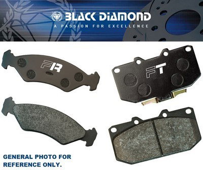 Black Diamond Kbd1620 gr12 BDPP872 Pastillas de Freno Predator Black Diamond Ventilado Trasero