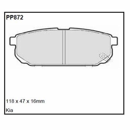 Black Diamond Kbd1620 gr12 BDPP872 Pastillas de Freno Predator Black Diamond Ventilado Trasero