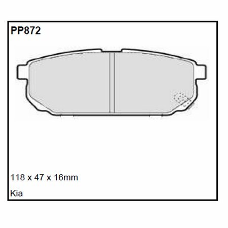 Black Diamond Kbd1620 gr12 BDPP872 Pastillas de Freno Predator Black Diamond Ventilado Trasero