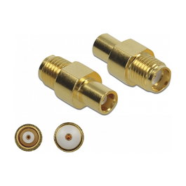 DeLOCK Adaptador SMA hembra a MCX hembra 10 GHz 89958