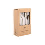 DKD Home Decor Set de Cubertería de 16 Piezas en INOX Plateado