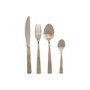 DKD Home Decor Set de Cubertería de 16 Piezas en INOX Plateado