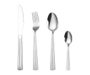 DKD Home Decor Set de Cubertería de 16 Piezas en INOX Plateado
