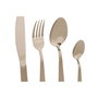 DKD Home Decor Cubertería Acero Inoxidable Plateado Set de 16 Piezas 7x24x15 cm Apto para Lavavajillas