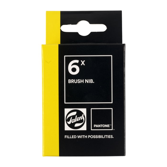 Talens | Pantone Puntas para rotulador tipo pincel, 6 unidades Talens | Pantone Puntas para rotulador tipo pincel, 6 unidades