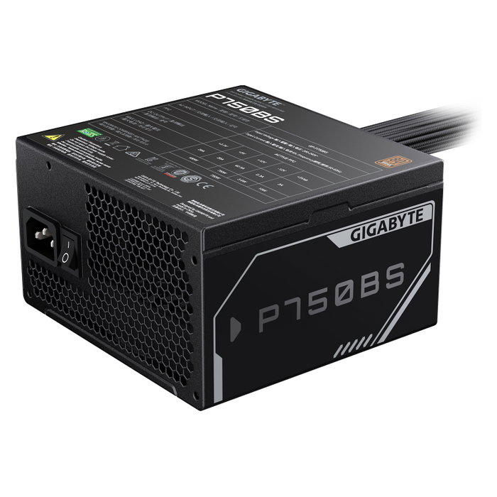 Gigabyte P750BS Fuente de alimentación 750 W 80 PLUS Bronze ATX Negro