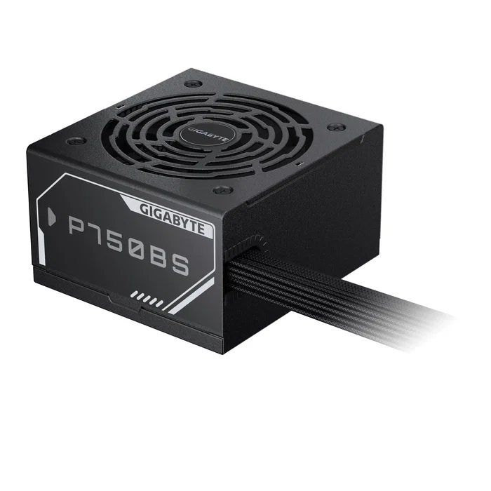 Gigabyte P750B Fuente de alimentación ATX 750W 80 Plus Bronze certificada, cableado no modular, color negro
