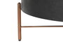 DKD Home Decor Mesa de Centro Mango y Metal Negro y Bronce