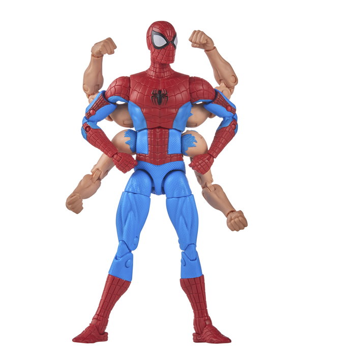 Hasbro Marvel Legends - Pack 2 Figuras de Acción de 15 cm, Spider-Man de 6 Brazos y Morbius, con 3 Accesorios y Articulación Premium, para Coleccionistas
