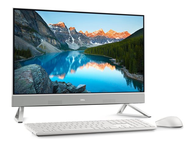 Dell EC27250 Ordenador Todo en Uno 27" Full HD, Intel Core 7 150U, 16 GB RAM DDR5, 1 TB SSD NVMe, Windows 11 Pro, Teclado y Ratón Inalámbricos, Blanco