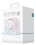 Deepcool FL12 WH-3 - Ventilador para Caja PC Blanco 120mm, Pack de 3, PWM, RGB, Rodamiento FDB, 55 CFM - r-fl12-whapn3-g