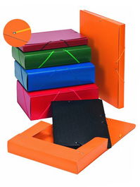 Carpeta De Proyectos Carchivo Carton Pintado A4 Gomas 9 Cm Rojo