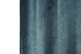 DKD Home Decor Stars Cortina Turquesa 2 x 260 x 140 cm (2 Unidades)