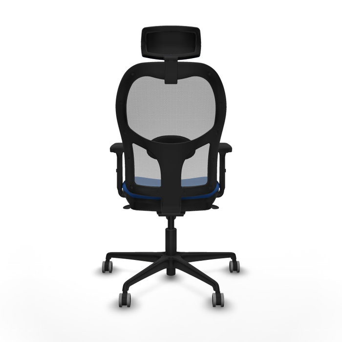 PIQUERAS Y CRESPO Silla de oficina Jorquera con Mecanismo Sincro Azul y Gris