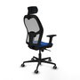 PIQUERAS Y CRESPO Silla de oficina Jorquera con Mecanismo Sincro Azul y Gris